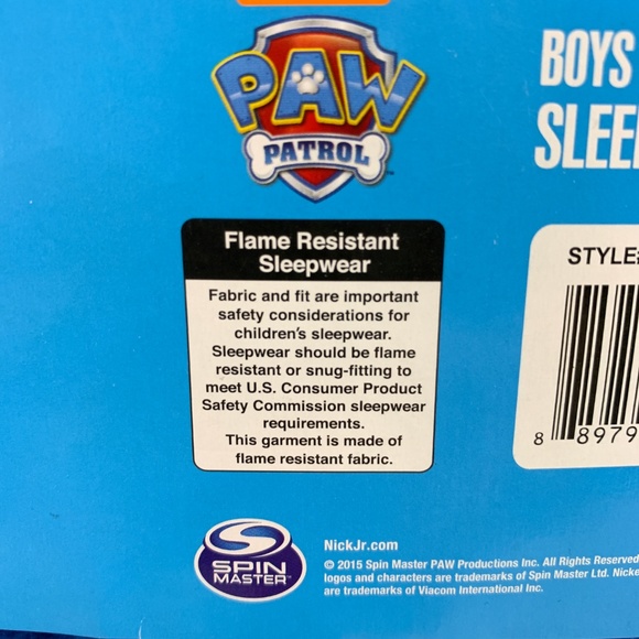 Paw Patrol Sz 24M 2 Piece Flannel Sleepwear Set - Picture 3 of 5